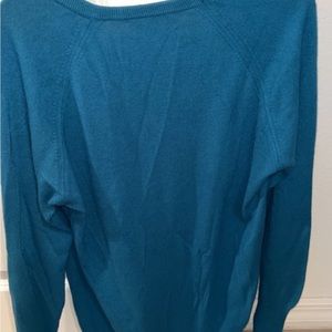 Teal Christian Dior vintage sweater.